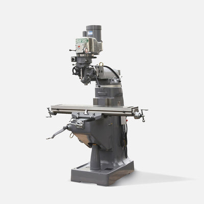 Knee Milling Machine 9" x 49" - Variable Speed Pulley, Three Phase